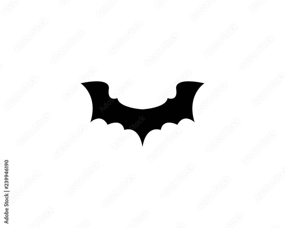 Bat icon for web. Isolated on white background. - Vector Bat icon for web. Isolated on white background. - Vector