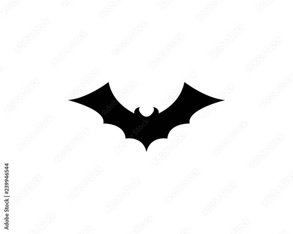 Fototapeta premium Bat icon for web. Isolated on white background. - Vector