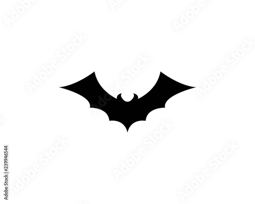 Bat icon for web. Isolated on white background. - Vector