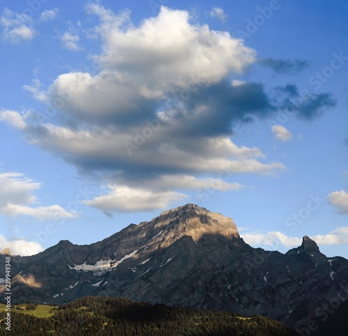 Fototapeta Naklejka Na Ścianę i Meble -  Mountain And Clouds