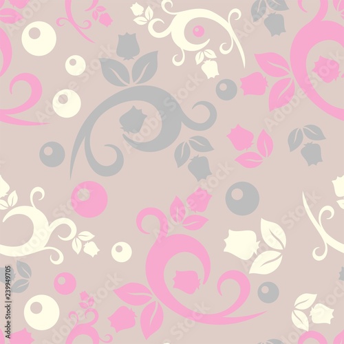 elegant floral vintage seamless pattern background for your design