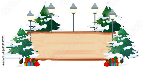 A Christmas theme banner