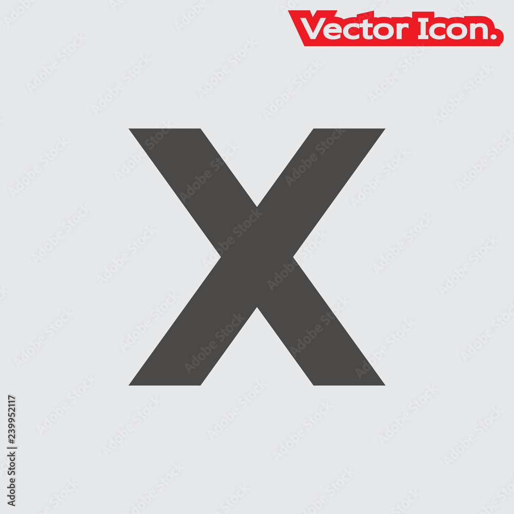Close icon isolated sign symbol and flat style for app, web and digital design. Vector illustration. Close icon isolated sign symbol and flat style for app, web and digital design. Vector illustration.