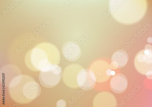 Abstract Bokeh Light Vintage Background