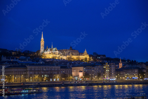 budapest at night, Hungary © kolbaya