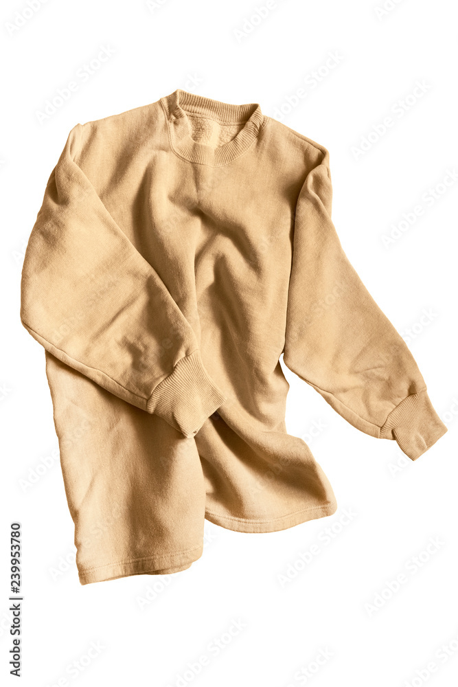 Fototapeta premium Crumpled sweatshirt isolated