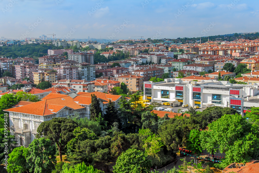 Istanbul, Turkey, 03 June 2011: Camlica Kiz Lisesi, Acibadem Street, Uskudar