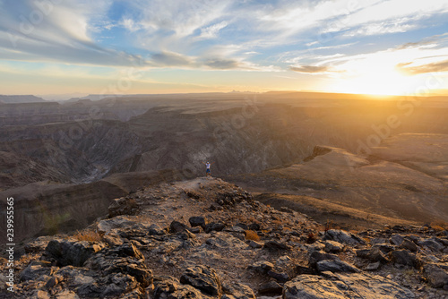 Fish river canyon in Namibia