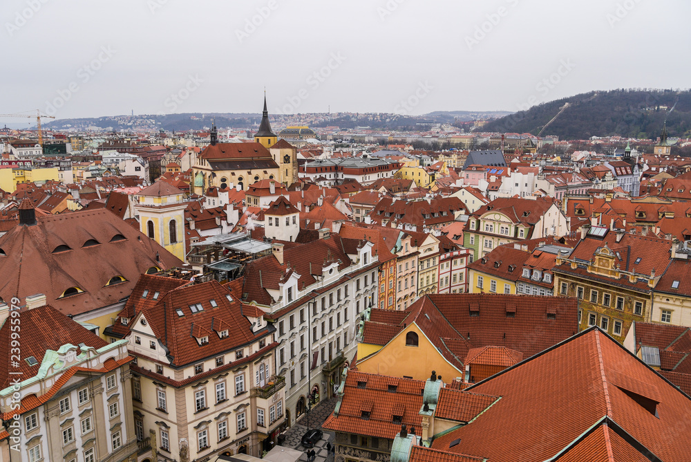 Fototapeta premium view of prague, Czech republic