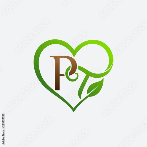 Letter PT Love