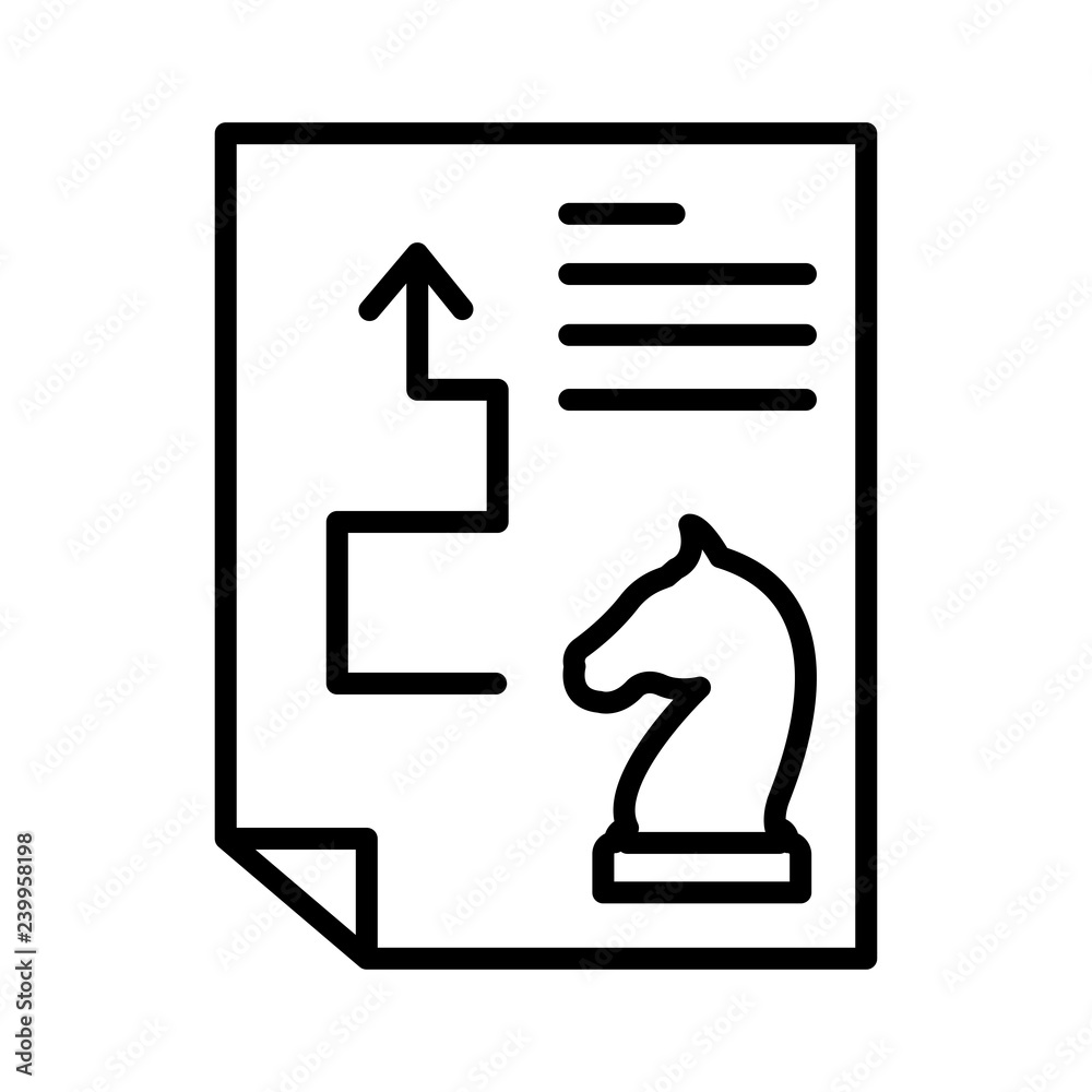Strategy vector icon Strategy vector icon