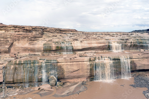 Grand Falls (Chocolate Falls), in the Painted Desert, Northern Arizona