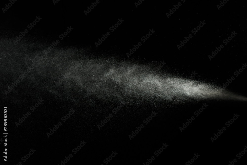 water spray of high pressure water jet on black background Stock Photo |  Adobe Stock