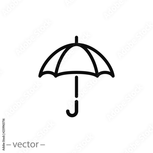 umbrella icon vector