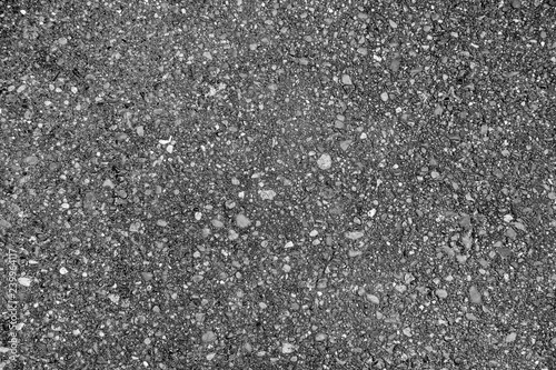 Black asphalt road, background texture