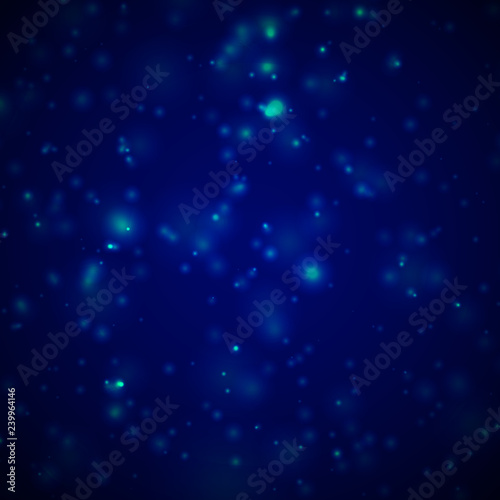 Chritmas holiday celebration theme colorful gredient abstract bokeh background with snow flake winter season.