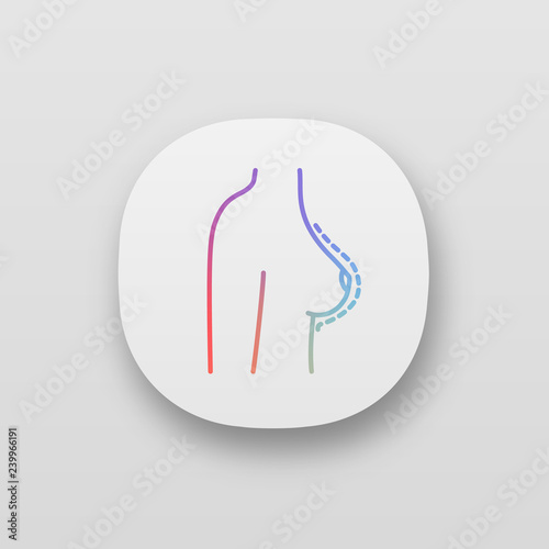 Breast augmentation app icon