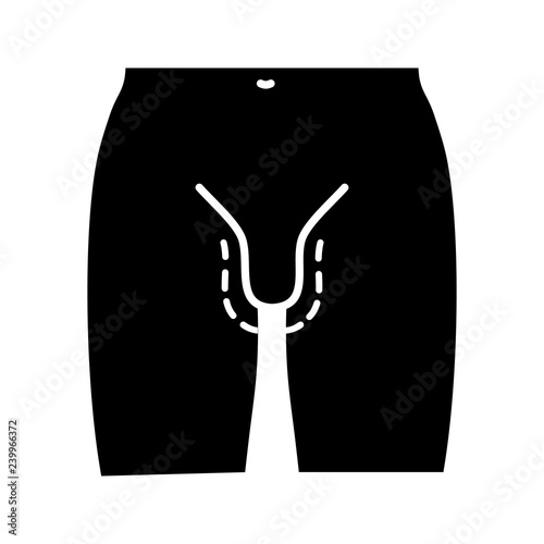 Penis enlargement surgery glyph icon