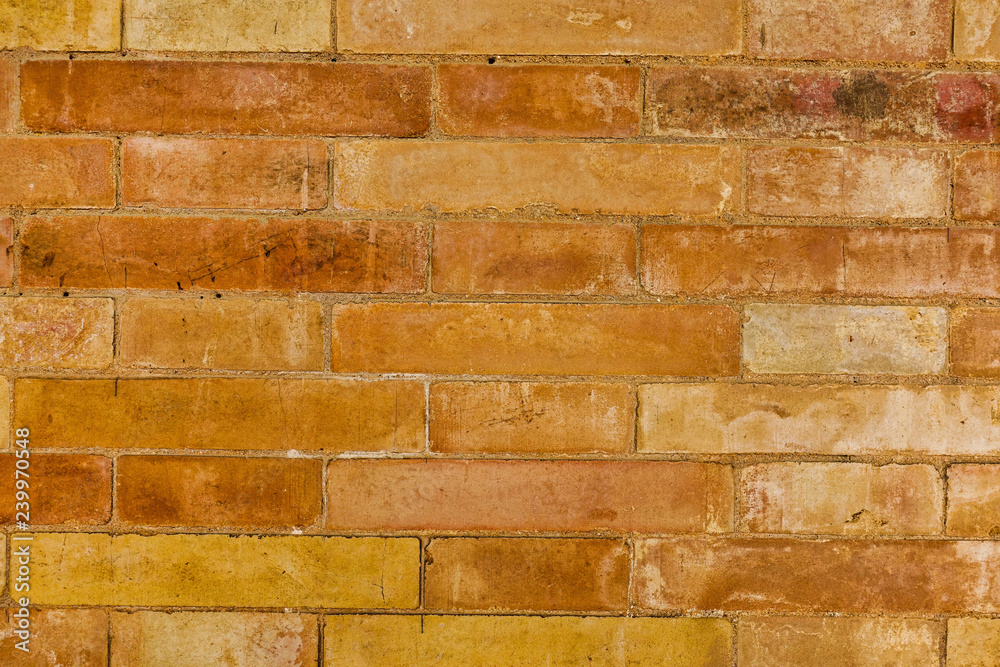 Fototapeta premium Old red brick wall textures and backgrounds