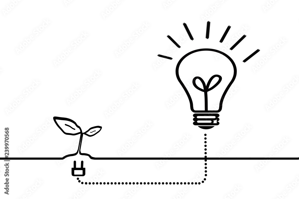 Illustration Of Clean Energy クリーンエネルギーのイラスト Stock Illustration Adobe Stock