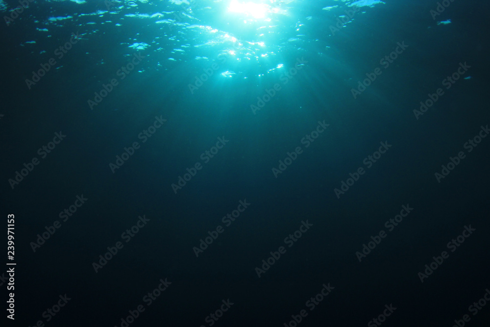 Underwater blue background 