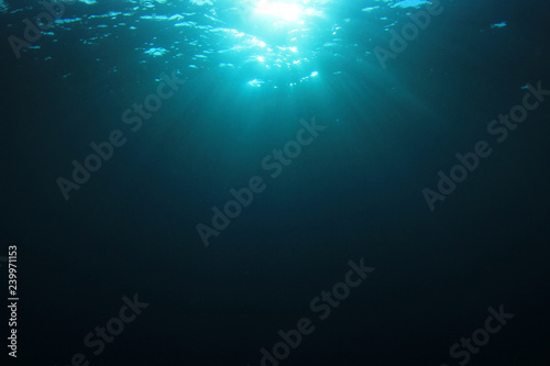 Underwater blue background  © Richard Carey