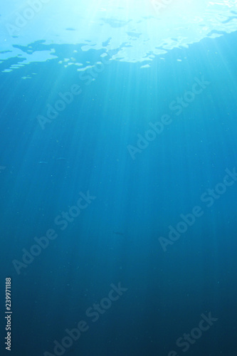 Underwater blue background  © Richard Carey
