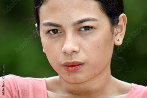 Serious Minority Female photo