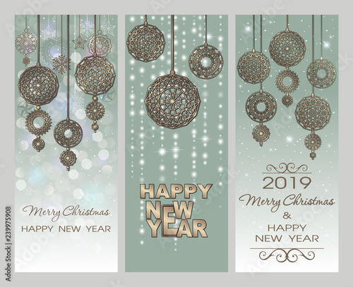 Set of three vertical New Y...