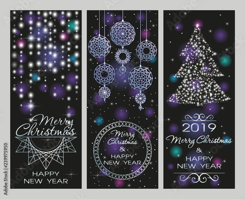 Set of three vertical New Y...