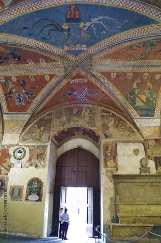 Interior of Court Palace  Pistoia  Tuscany  Italy