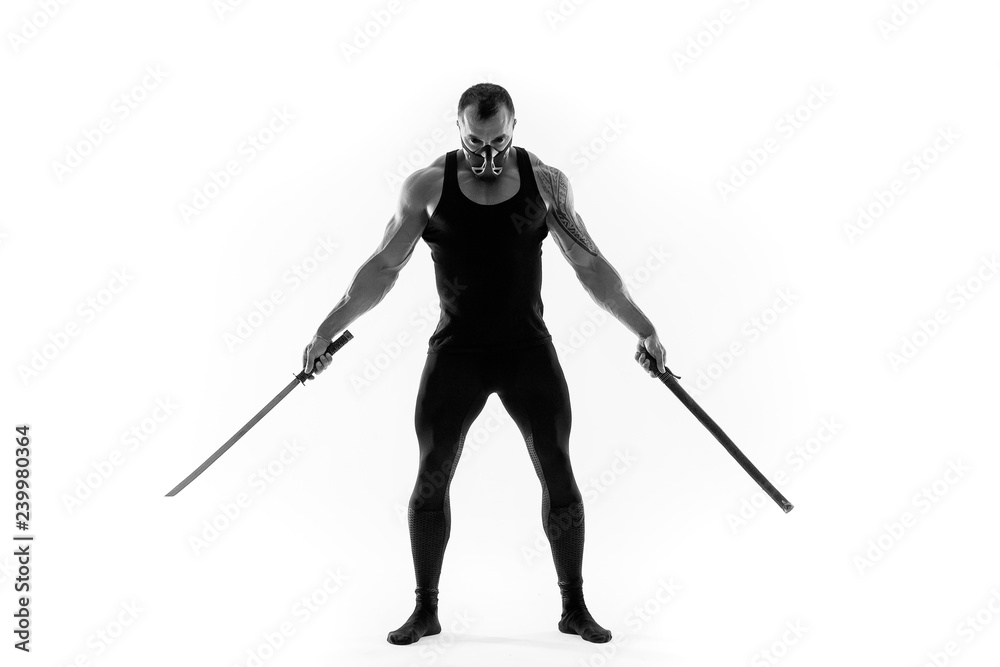 Mortal Kombat. samurai sword. Katana. Japanese ninja Mortal Kombat. samurai sword. Katana. Japanese ninja