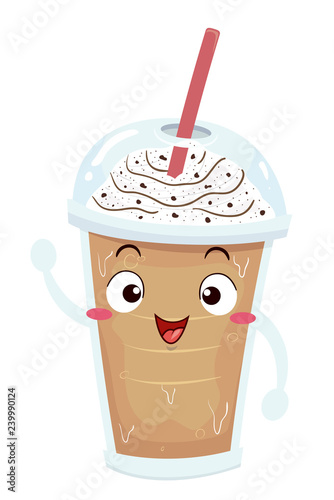 Mascot Frappe Illustration