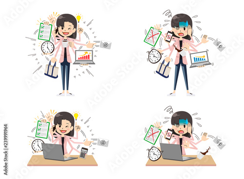 Multitasking Woman