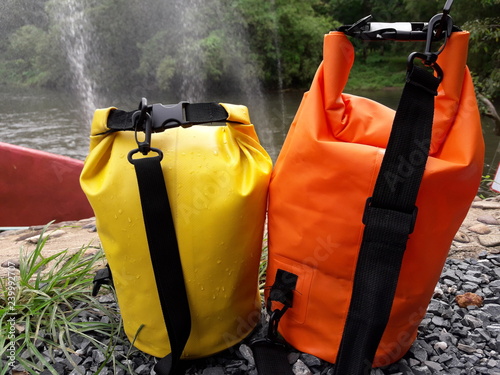 colorful waterproof bags  photo