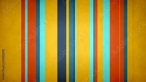 Paperlike Multicolor Stripes 30 - 60fps 4k Textured Fresh Colors Bars Video Background Loop // Colorful moving bars with a discreet grunge look. Number 30 in the series.
