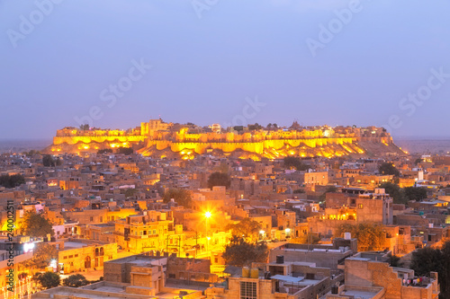 Jaisalmer city in Rajasthan state, India