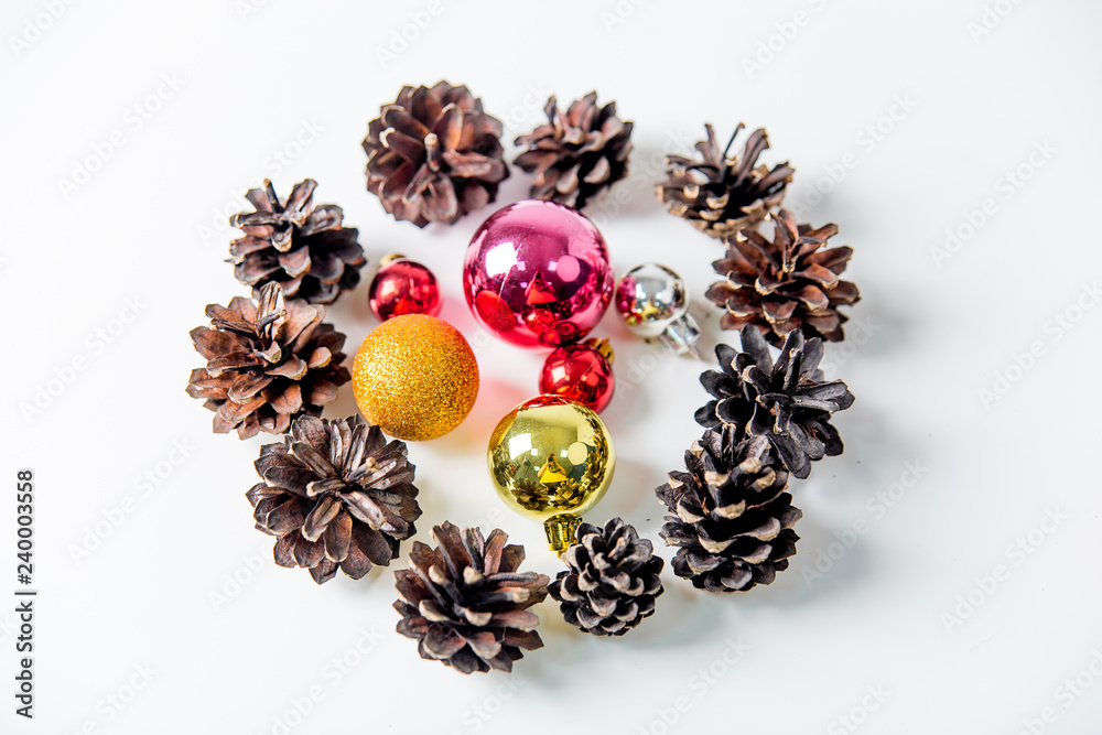 two wine glasses with a garland on a table two wine glasses with a garland on a table