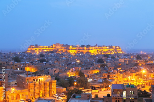 Fototapeta Naklejka Na Ścianę i Meble -  Jaisalmer city in Rajasthan state, India