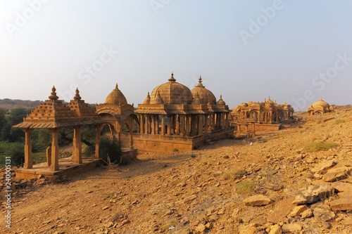 Bada Bagh in Jaisalmer, Rajasthan state, India photo