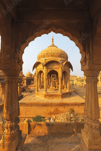 Bada Bagh in Jaisalmer, Rajasthan state, India photo