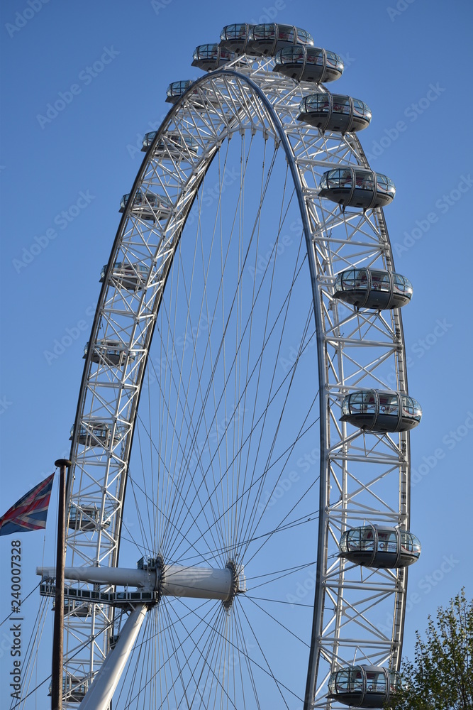 ロンドンアイのある風景