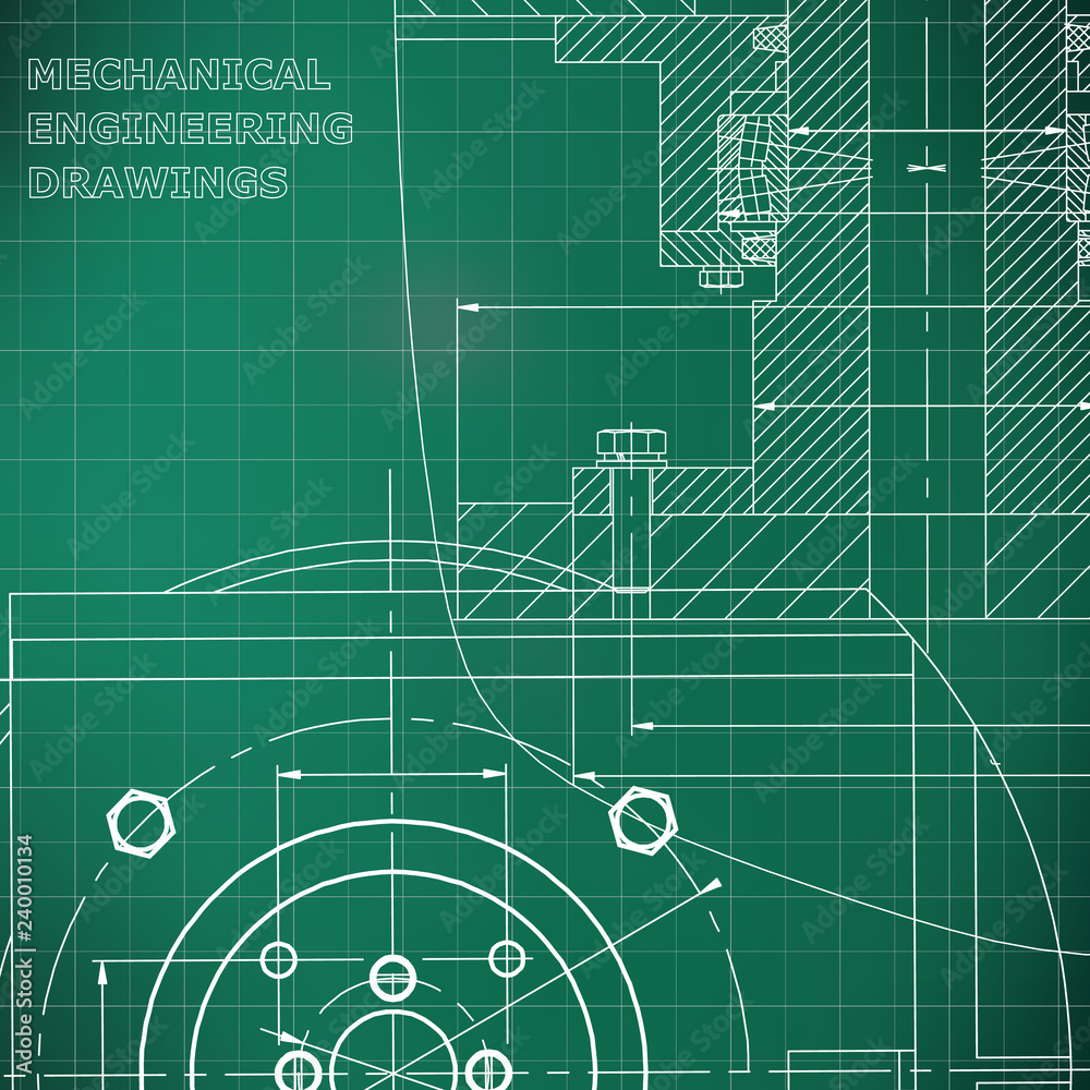 Mechanics. Technical design. Engineering style. Mechanical instrument making. Corporate Identity. Light green background. Grid Mechanics. Technical design. Engineering style. Mechanical instrument making. Corporate Identity. Light green background. Grid