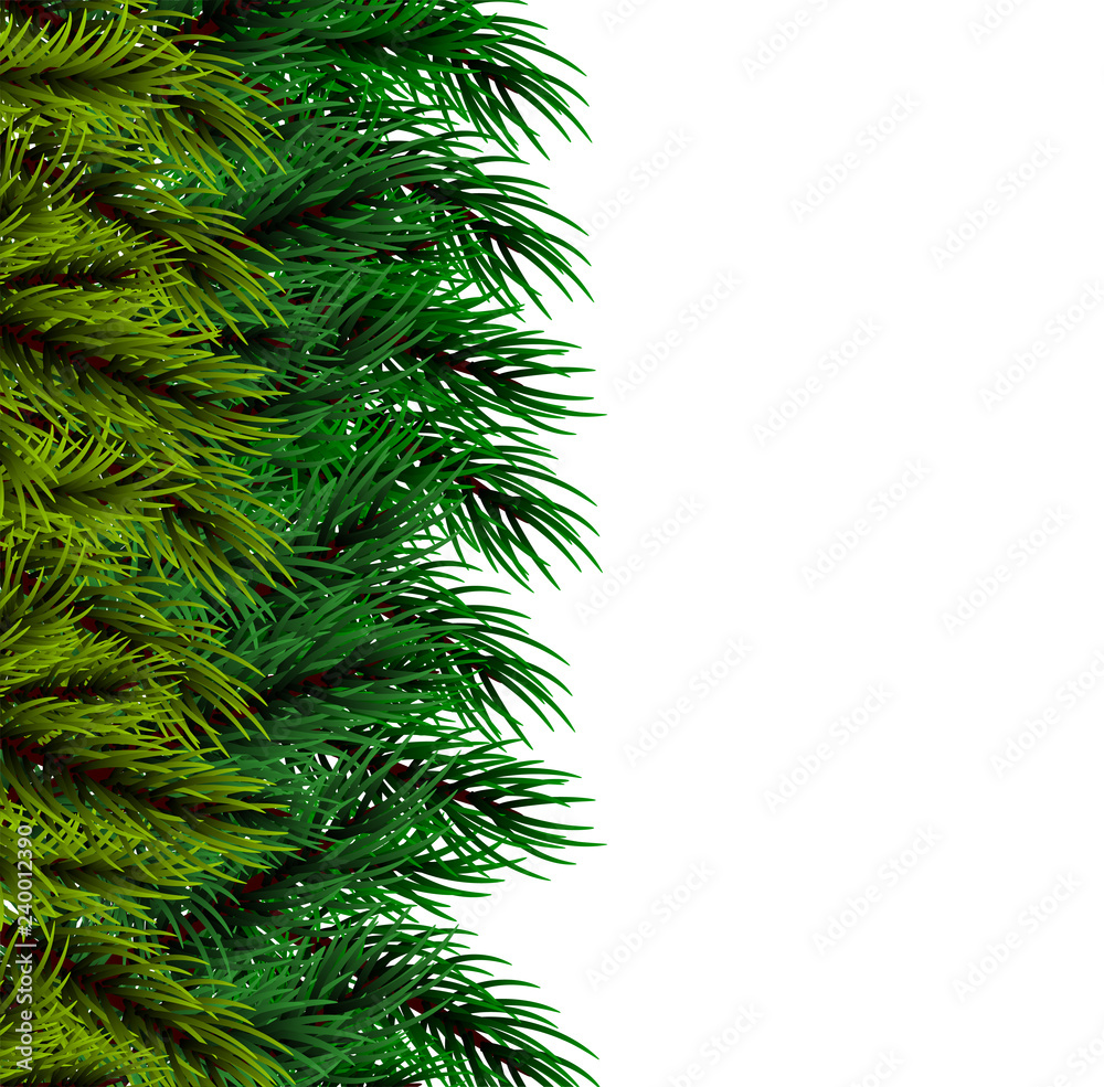 Christmas fluffy tree template Christmas fluffy tree template