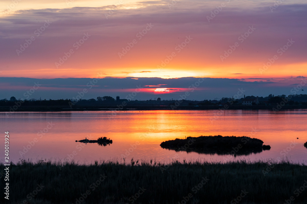 Natural Park of the Po delta in Italy