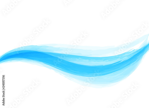 Watercolor abstract wave background