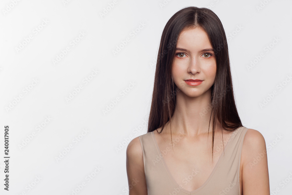 Portrait of a beautiful young woman