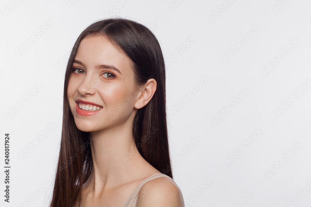 Portrait of a smiling beautiful young woman Portrait of a smiling beautiful young woman