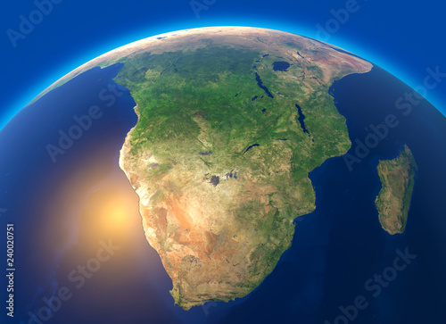 Sud Africa E Cartina