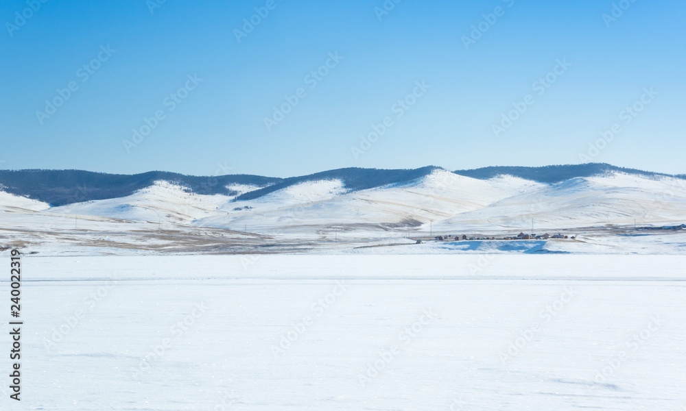 The coast of Olkhon Island The coast of Olkhon Island